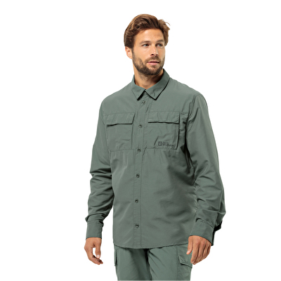Jack Wolfskin Barrier Erkek Uzun Kollu Gömlek