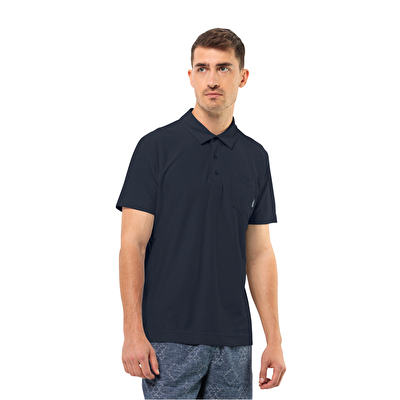 Jack Wolfskin Terral Erkek Kısa Kollu Polo T-Shirt