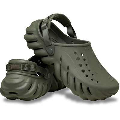 くろすけ Crocs Kadın Koyu Haki Crocs Echo Terlik 2079373J5CRE3J5CR41-42