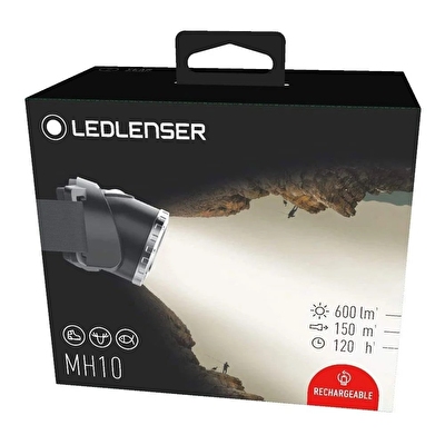 Ledlenser Mh10 Black 501513 Unisex Kafa Feneri