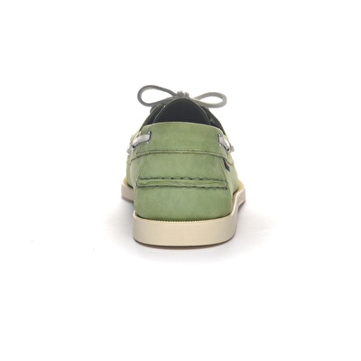Sebago Erkek Yeşil Sebago Docksides Portland Nubuk Deri Ayakkabı