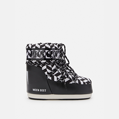 Moon Boot Icon Low Optical Kadın Kısa Bot