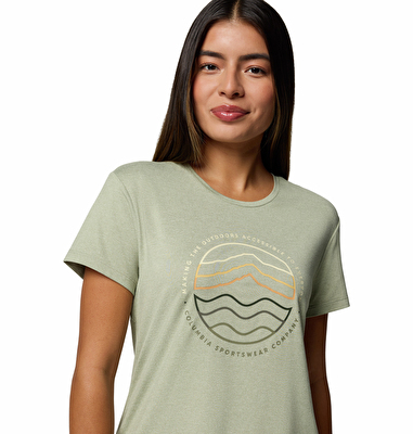 Sloan Ridge Graphic Kadın Teknik Kısa Kollu T-Shirt