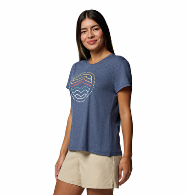 Sloan Ridge Graphic Kadın Teknik Kısa Kollu T-Shirt