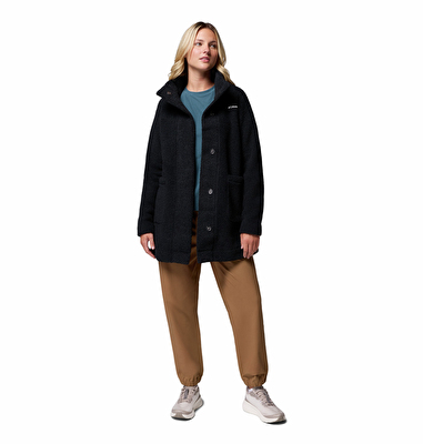 Columbia Kadın Siyah Panorama Long Polar Ceket 1862581010010L