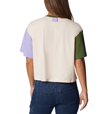 Deschutes Valley Cropped Kadın Teknik Kısa Kollu T-Shirt