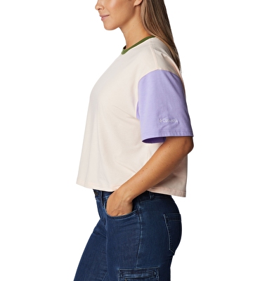 Deschutes Valley Cropped Kadın Teknik Kısa Kollu T-Shirt