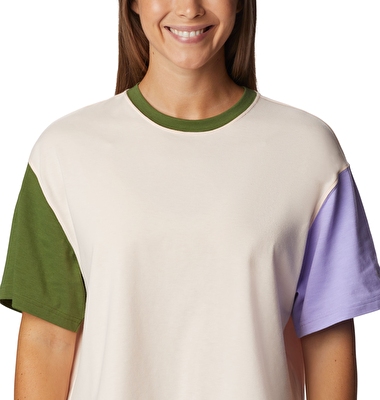 Deschutes Valley Cropped Kadın Teknik Kısa Kollu T-Shirt