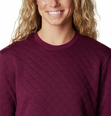 Columbia Lodge Quilted Crew Kadın Polar Üst