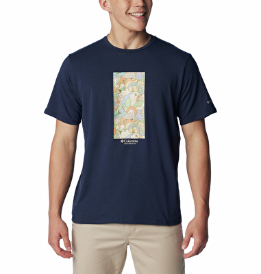 Sun Trek Graphic Erkek Teknik Kısa Kollu T-Shirt