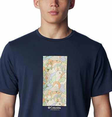 Sun Trek Graphic Erkek Teknik Kısa Kollu T-Shirt