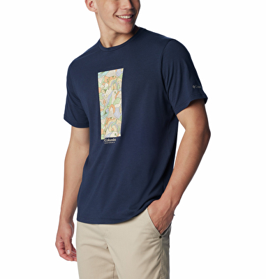 Sun Trek Graphic Erkek Teknik Kısa Kollu T-Shirt