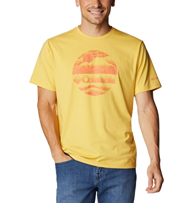 Sun Trek Graphic Erkek Kısa Kollu Teknik Üst