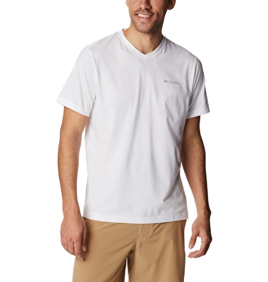 Sun Trek V-Neck Erkek Kısa Kollu Teknik Üst