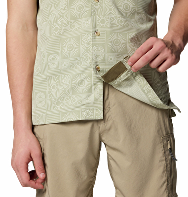 Tech Trail Utility Printed Woven Erkek Kısa Kollu Gömlek