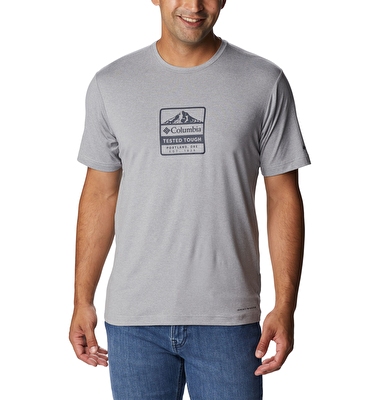 Tech Trail Front Graphic  Erkek Kısa Kollu T-Shirt