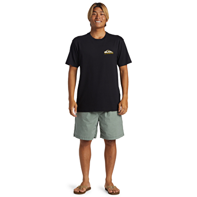 Quiksilver Step Up Mor Erkek Kısa Kollu T-Shirt