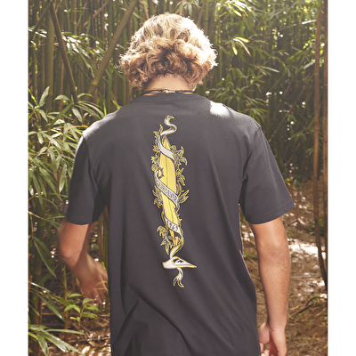 Quiksilver Step Up Mor Erkek Kısa Kollu T-Shirt