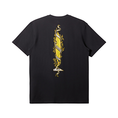 Quiksilver Step Up Mor Erkek Kısa Kollu T-Shirt