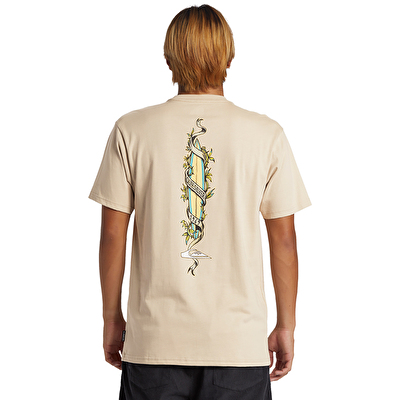Quiksilver Step Up Mor Erkek Kısa Kollu T-Shirt