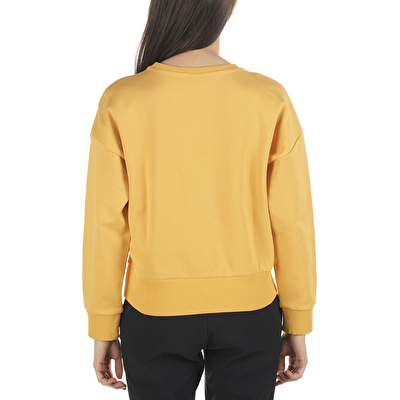 W Bar Split Crop Kadın Sweatshirt