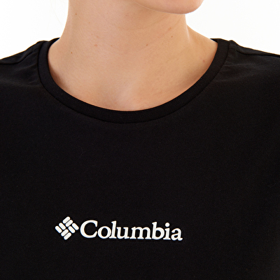 CSC Columbia Chest Logo Kadin Kisa Kollu T-Shirt
