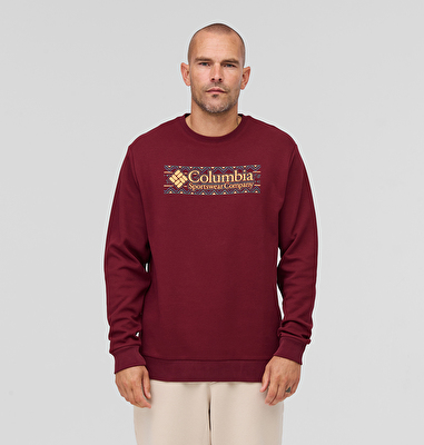 Columbia Siyah CSC Branded Blanket Crew Erkek Sweatshirt