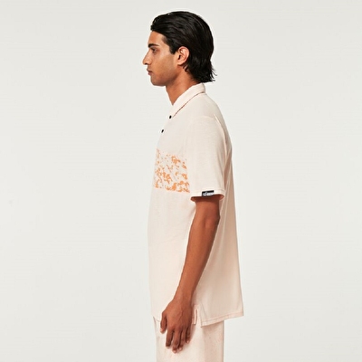 Oakley Sand Print Erkek Kısa Kollu Polo T-Shirt
