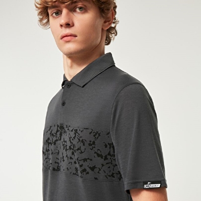 Oakley Sand Print Erkek Kısa Kollu Polo T-Shirt