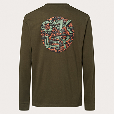 Oakley Agaricus Nassa Ls Crew Erkek Uzun Kollu T-Shirt