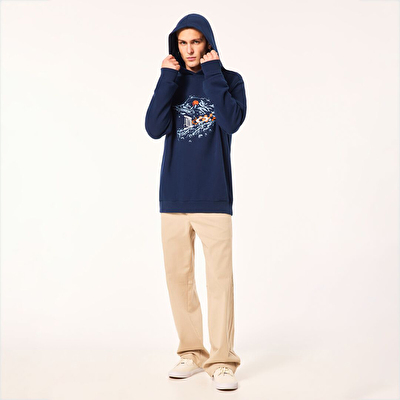 Oakley Finish Line Unisex Kapüşonlu Sweatshirt