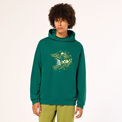 Oakley Finish Line Unisex Kapüşonlu Sweatshirt