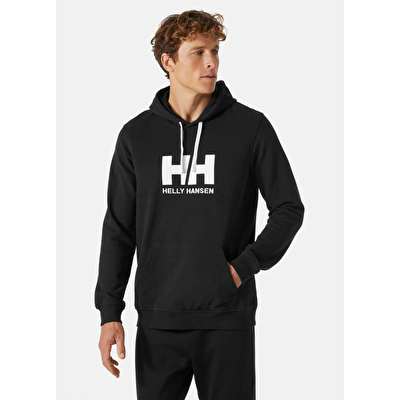 Hh Logo Hoodie Erkek Kapüşonlu Sweatshirt