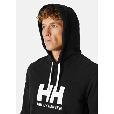Hh Logo Hoodie Erkek Kapüşonlu Sweatshirt