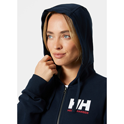 Helly Hansen Logo Full Zip 2.0 Kadın Kapüşonlu Sweatshirt