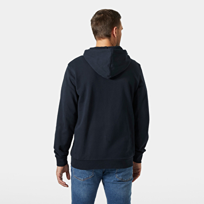 Helly Hansen Erkek Lacivert Helly Hansen HH Logo Tam Fermuarlı