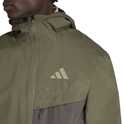 Adidas Erkek Yeşil Adidas Terrex Multi 2L Climaproof Yağmurluk