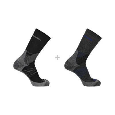 Salomon X Ultra Access Crew 2-Pack R+L Unisex Uzun Çorap