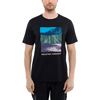 MHW Topography Erkek Kısa Kollu T-Shirt