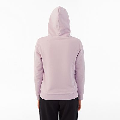 MHW Logo Kadın Kapüşonlu Fermuarlı Sweatshirt