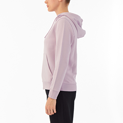 MHW Logo Kadın Kapüşonlu Fermuarlı Sweatshirt