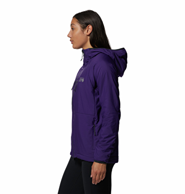 Mountain Hardwear Kadın Mor Kor Airshell Warm Jacket Mont