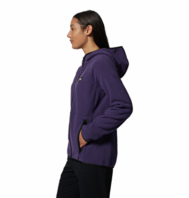 Polartec Double Brushed Full Zip Hoody Kadın Polar Üst