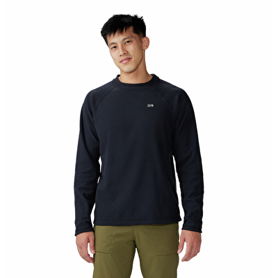 Summit Grid Long Sleeve Crew Erkek Sweatshirt
