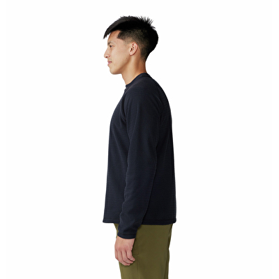 Summit Grid Long Sleeve Crew Erkek Sweatshirt