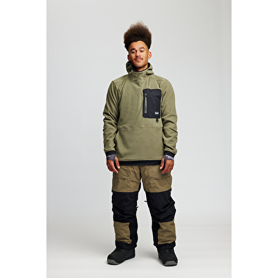 First Tracks Pullover Hoody Erkek Polar Üst