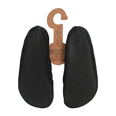 Slipstop Black Junior Çocuk Kaydırmaz Patik