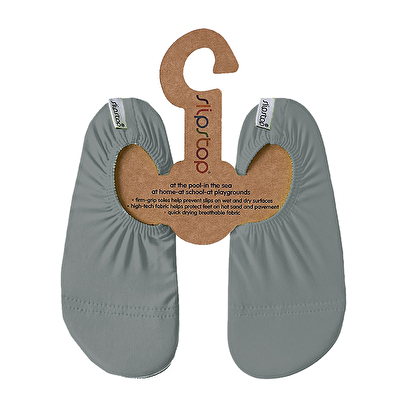 Slipstop Grey Junior Soft Çocuk Kaydırmaz Patik