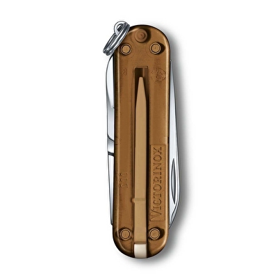 Victorinox Çakı Classic Chocolate Fudge Şeffaf Kahverengi Kutuda