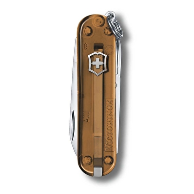 Victorinox Çakı Classic Chocolate Fudge Şeffaf Kahverengi Kutuda